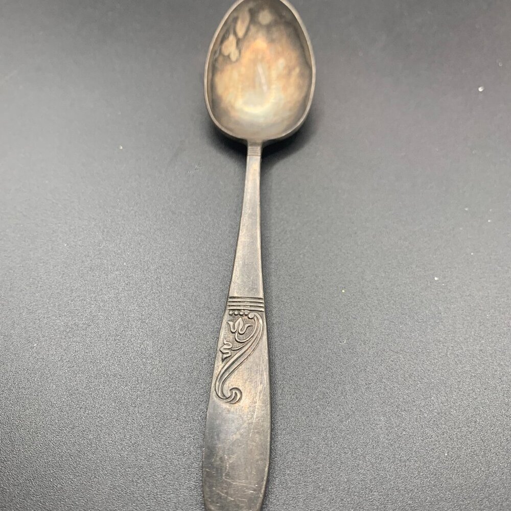 Vintage ELKINGTON Serving Spoon 6" SELLING AS IS